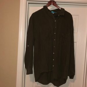 Francesca’s olive button up